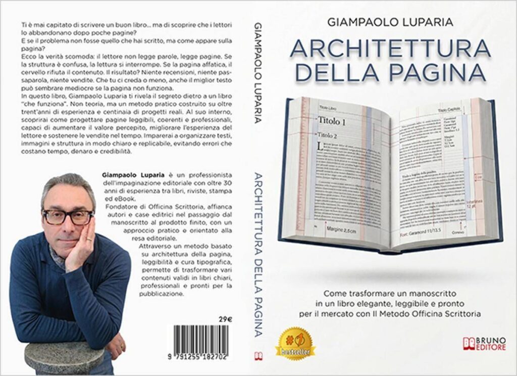 Giampaolo Luparia lancia il libro su come progettare e valorizzare un testo cartaceo da zero