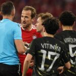 Mendes rischia espulsione, Kompany chiede un rigore: caos in Bayern Monaco-Psg