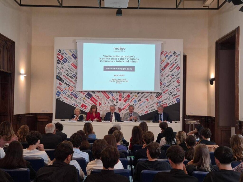 Moige, prima class action inibitoria in Europa contro Fb, Instagram e TikTok a tutela minori