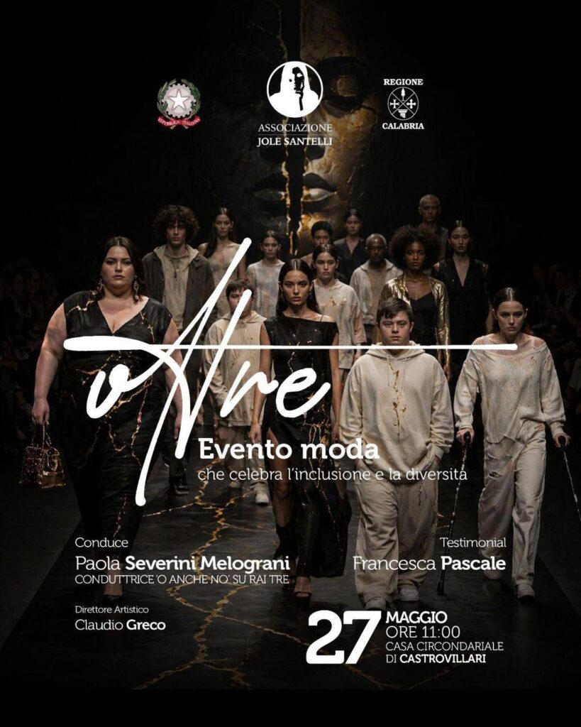 ‘Oltre’, nel carcere di Castrovillari l’evento di moda e inclusione dedicato a Jole Santelli