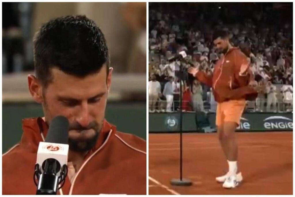 Roland Garros, Djokovic vince e… balla