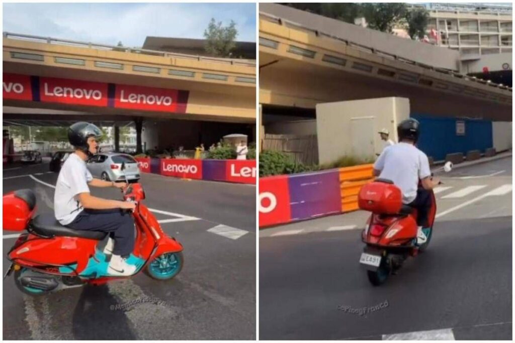 Sinner, relax a Montecarlo: ‘paparazzato’… in vespa