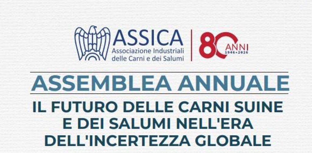 Alimenti, il futuro delle carni suine oggi all’assemblea Assica