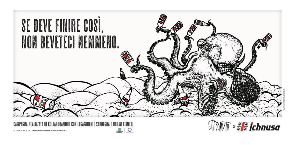 Ambiente, Ichnusa si affida all’arte sarda per sensibilizzare contro l’abbandono del vetro