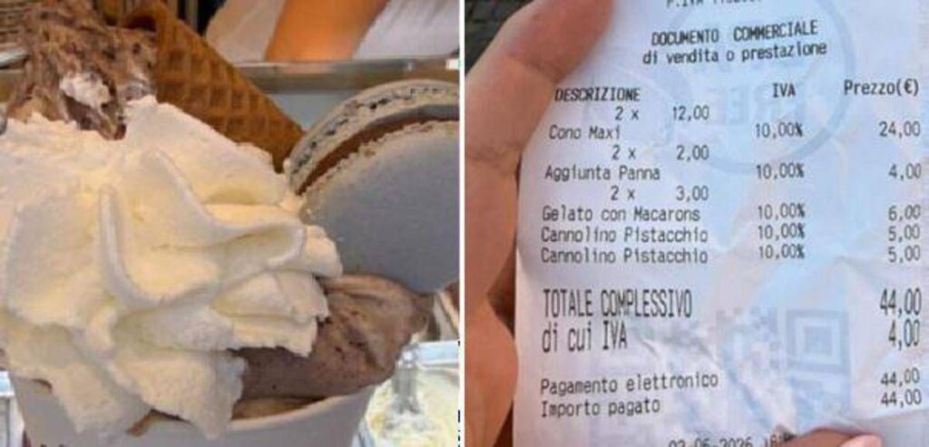 “Due gelati 44 euro”, la denuncia di una turista americana a Roma