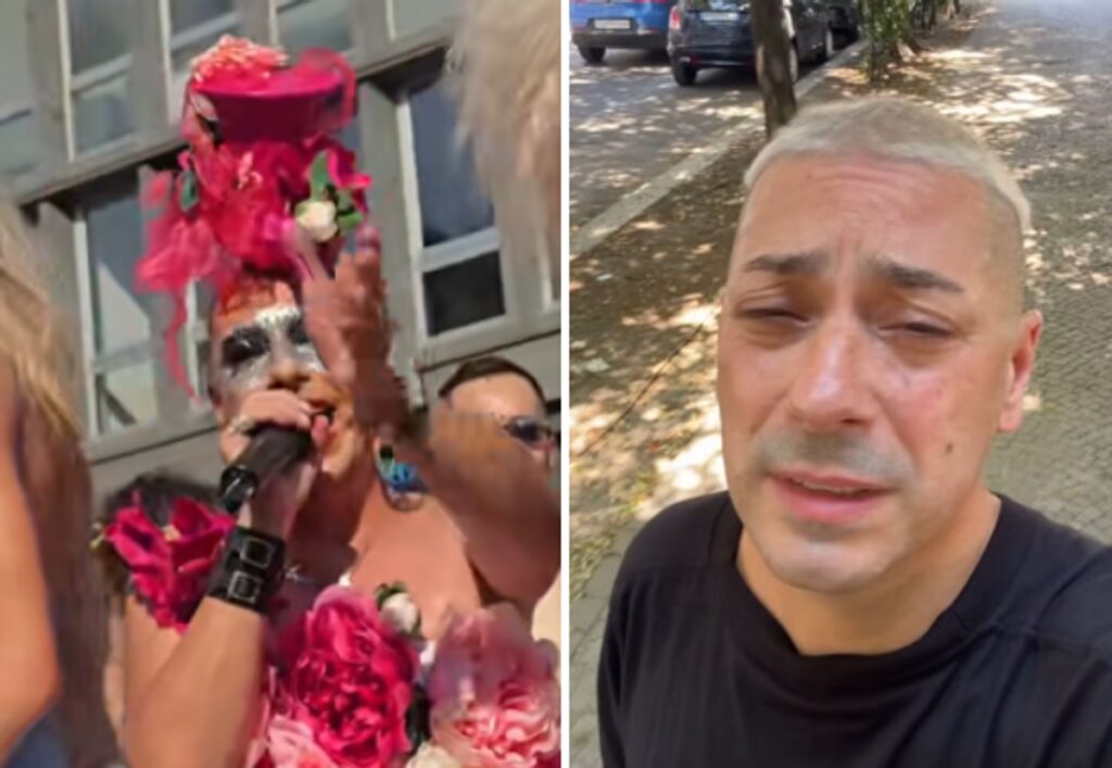 Insulta Salvini sul carro del Milano Pride, poi chiede scusa: “Colpa del caldo”