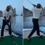 LeBron James versione golfista a Capri, le vacanze italiane della superstar