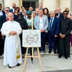 Ostia Antica, inaugurati un mosaico e una targa dedicati a Sant’Agostino e Santa Monica alla Scuola Aldobrandini