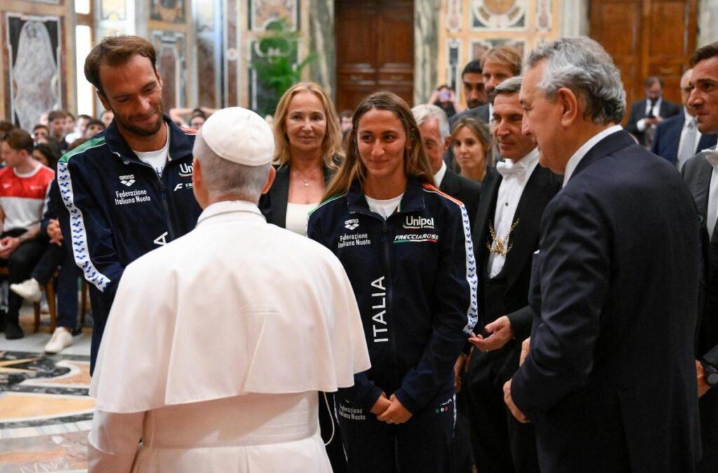 Papa Leone XIV riceve gli atleti del ‘Settecolli’: “Sport medicina per corpo e spirito”