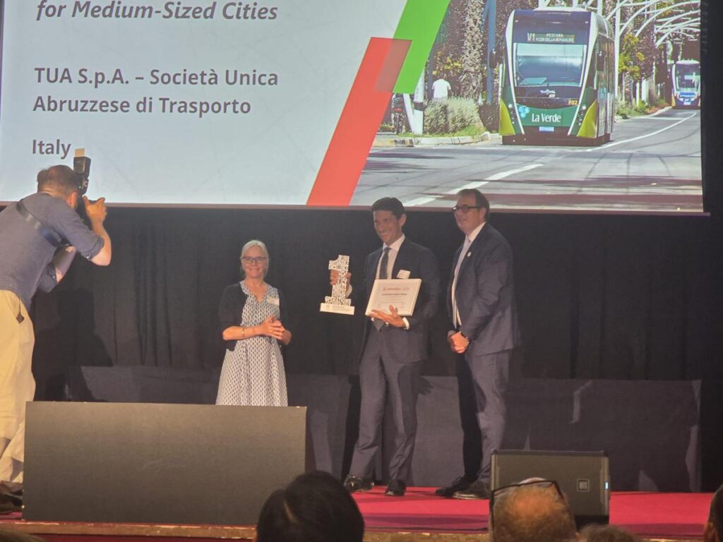 Sostenibilità, Trasporto Unico Abruzzese vince l’’Uitp Award 2026′ con ‘La Verde’