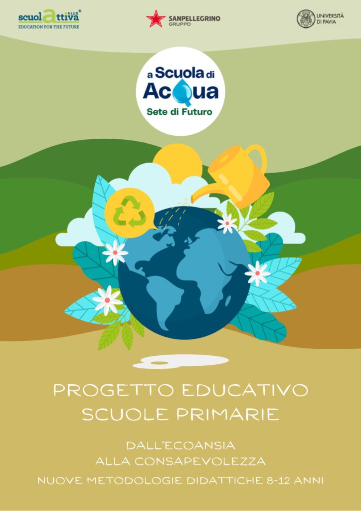 Sostenibilità, progetto ‘A Scuola di Acqua-Sete di Futuro’ promosso da Sanpellegrino e ScuolAttiva Ets