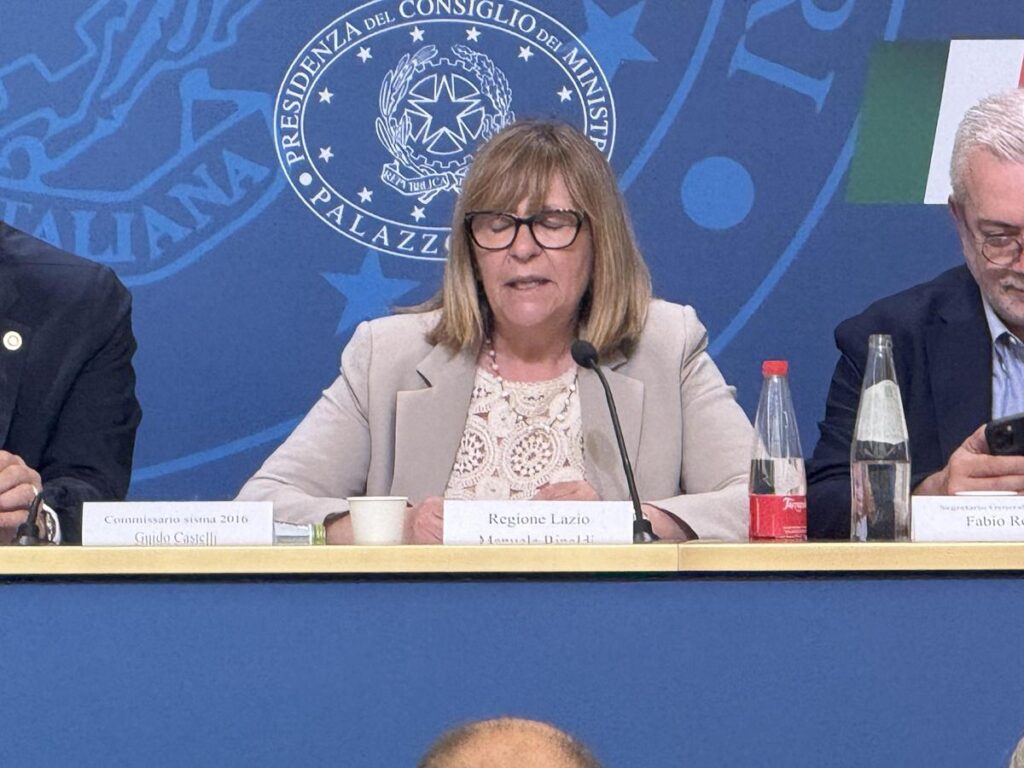 Terremoto, Rinaldi (Lazio): “Partita ricostruzione fisica”