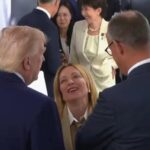 Trump-Meloni, siparietto distensivo al G7: “Io abbandonato”, “Noi sempre amici”