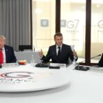 Ucraina, al G7 trilaterale Trump-Zelensky-Macron. Il tycoon: “Russia deve trattare”