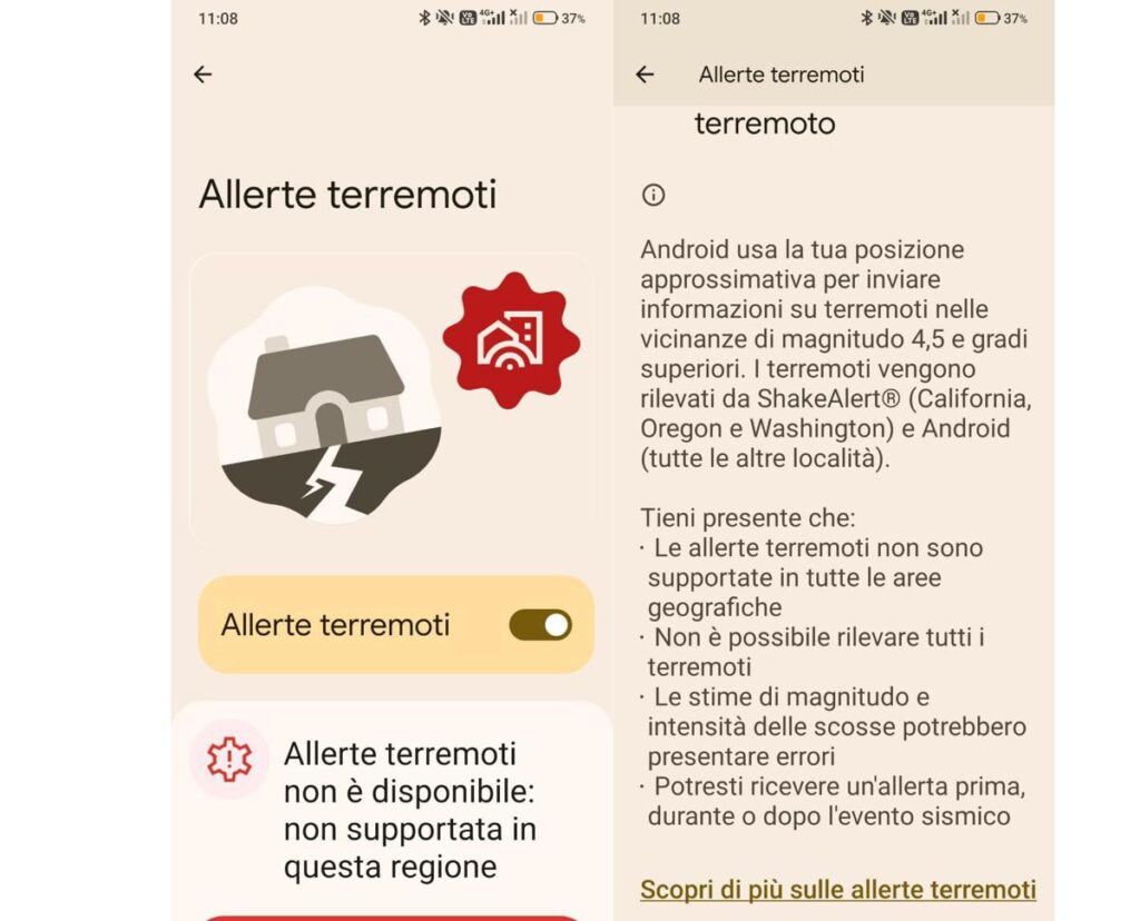 Venezuela, su alert terremoti alla popolazione l’Italia è ‘scoperta’ e il sistema Android non è attivo
