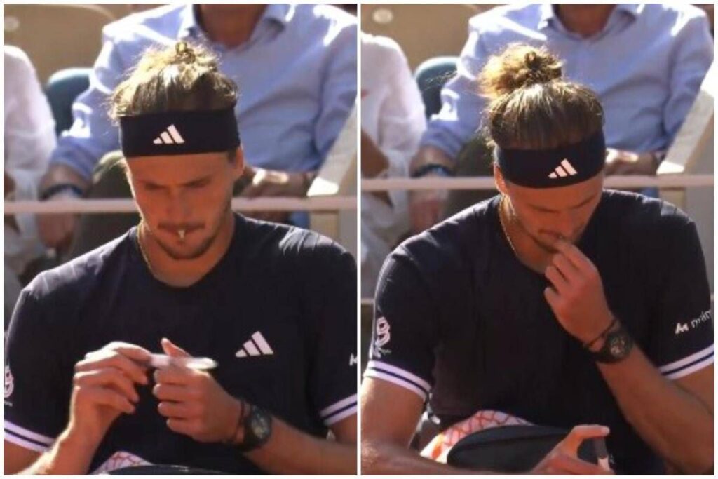 Zverev, pausa insulina contro Cobolli in finale Roland Garros