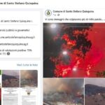 Agrigento, vasto incendio raggiunge centro abitato di Santo Stefano Quisquina: evacuate decine di case