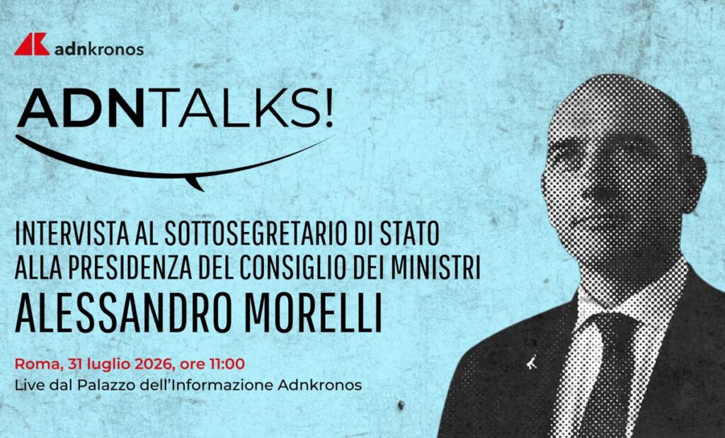 Alessandro Morelli domani all’Adnkronos per AdnTalks, diretta dalle 11
