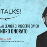 Centrosinistra, Onorato domani alle 10.30 ospite dell’Adnkronos