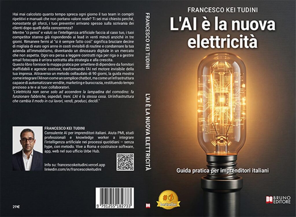 Francesco Kei Tudini lancia il libro su come massimizzare la produttività delle PMI italiane