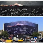 Iran, a Teheran nuovo murale con Trump in una bara e minacce di morte