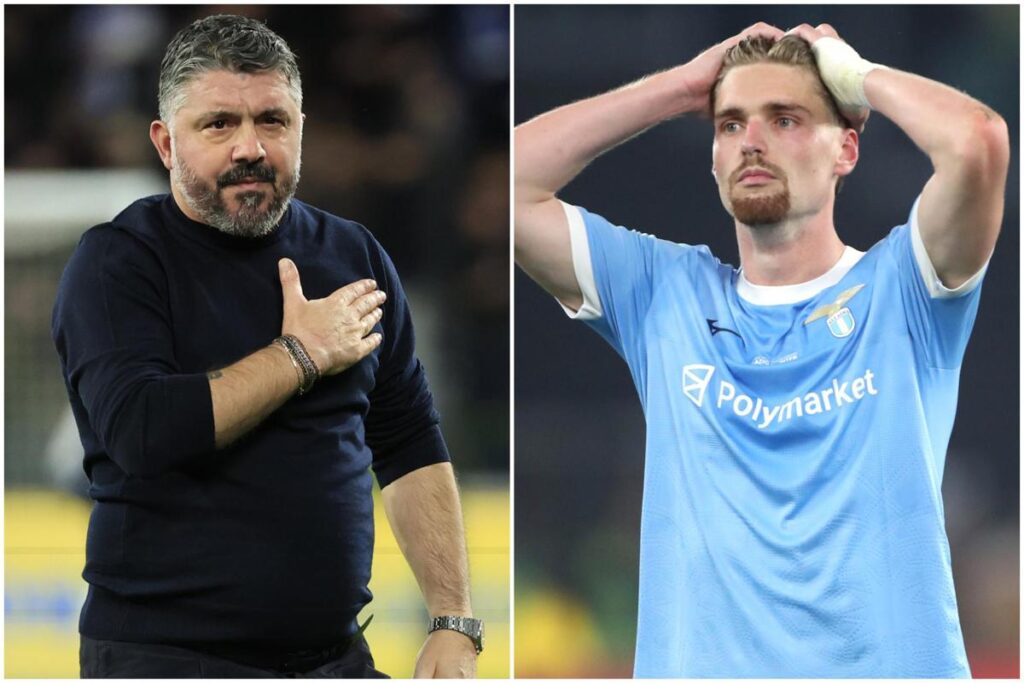 Lazio, Gattuso litiga con Taylor e lo caccia dall’allenamento