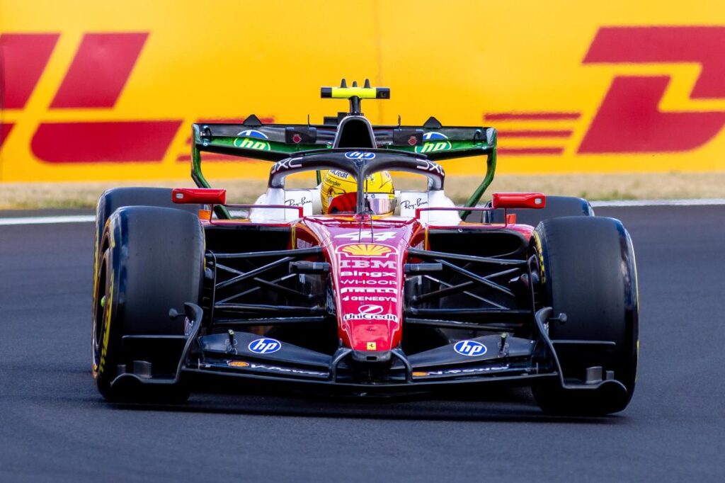Le Ferrari volano nelle libere del Gp d’Ungheria, Hamilton davanti a Leclerc nella seconda sessione