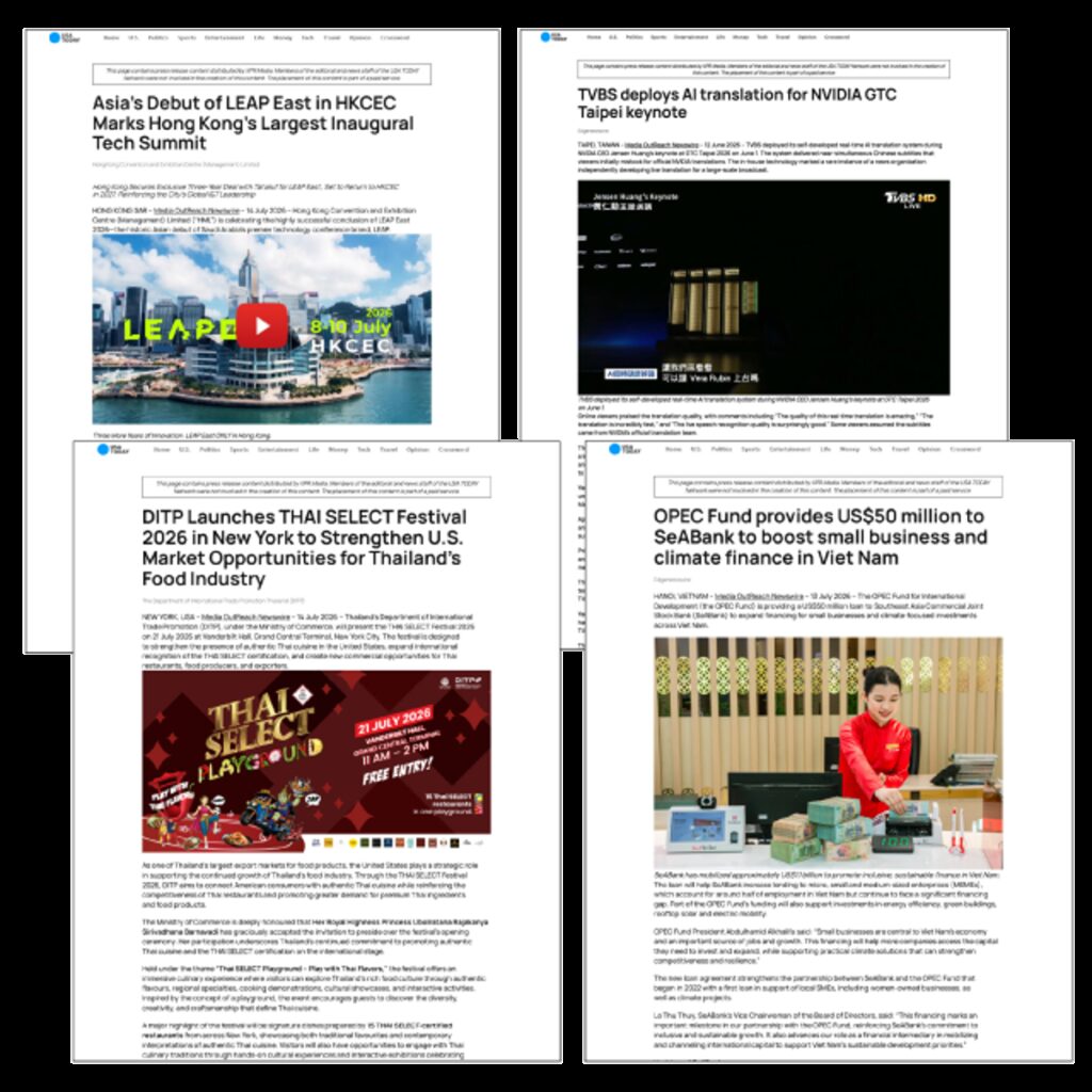 Media OutReach Newswire consolida la sua rete di distribuzione negli Stati Uniti