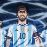 Mondiali, Messi e l’Argentina diventano… un anime