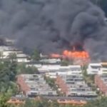 Norvegia, incendio fuori controllo: oltre 100 case distrutte