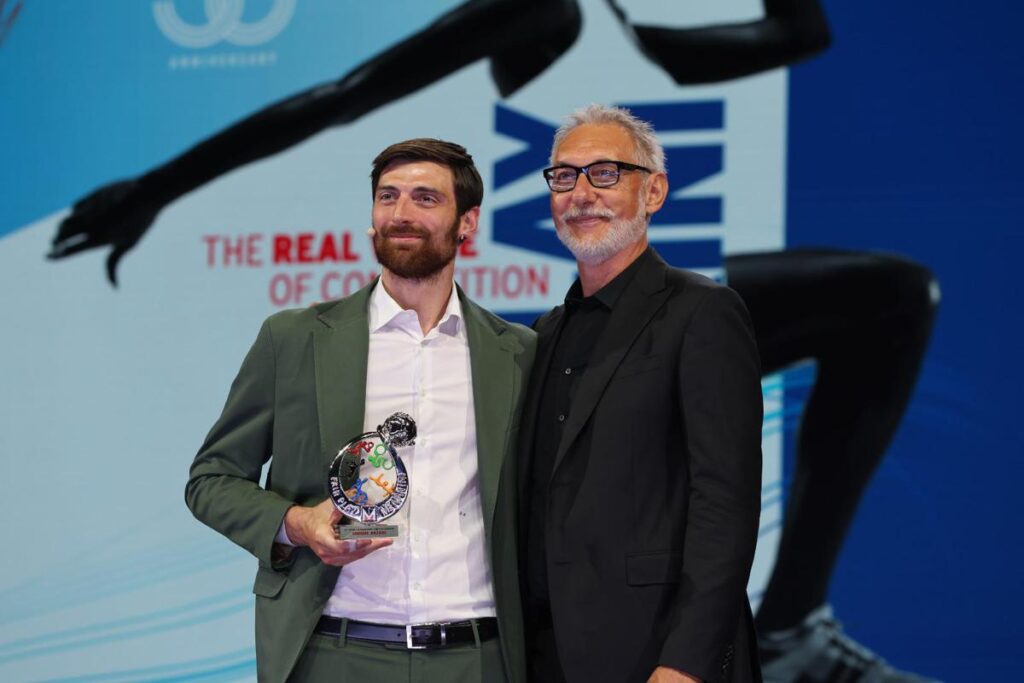 Premio Fair Play Menarini a Simone Anzani: “Orgoglio e responsabilità trasmettere valori”