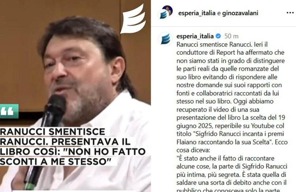 Ranucci, Esperia: “In un video smentisce sé stesso, a quale versione dobbiamo credere?”