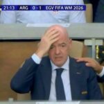 Segna l’Egitto, la reazione di Infantino è già il meme dei Mondiali