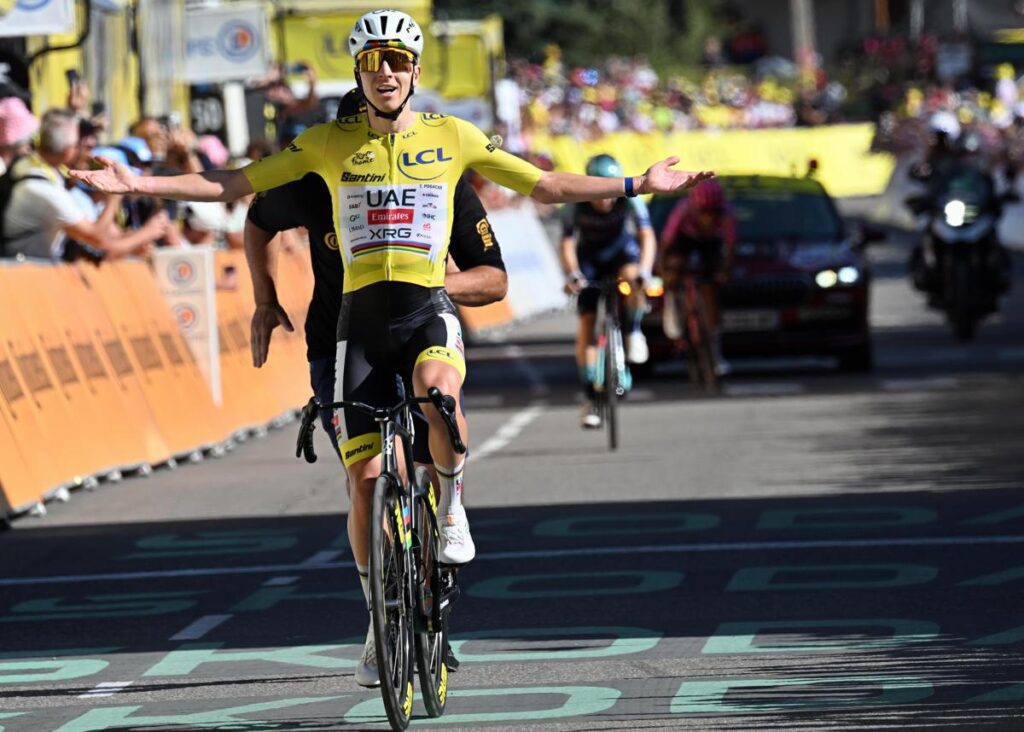 Tour de France, Pogacar vince anche sull’Alpe d’Huez