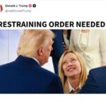 Trump, il post contro Meloni: “Serve un ordine restrittivo”
