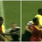 Borussia Dortmund-Roma, Ndicka travolto… dall’arbitro