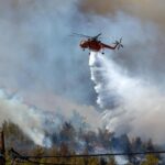 Grecia, due elicotteri si scontrano in volo: erano impegnati nella lotta agli incendi