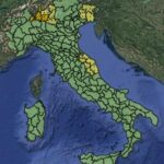 Maltempo, allerta meteo arancione e gialla per temporali sabato 29 agosto: la mappa delle regioni colpite