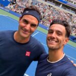 Musetti, allenamento show con Federer a New York: “Onorato di aver condiviso il campo con il re”