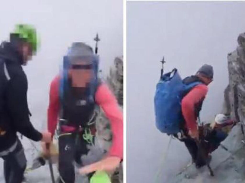 “Spostati, idiota”: insulti e spinte sulle vetta a 3000 metri