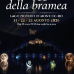 Teatro il viaggio della Bramea, a Monticchio spettacolo di luci, droni e danza