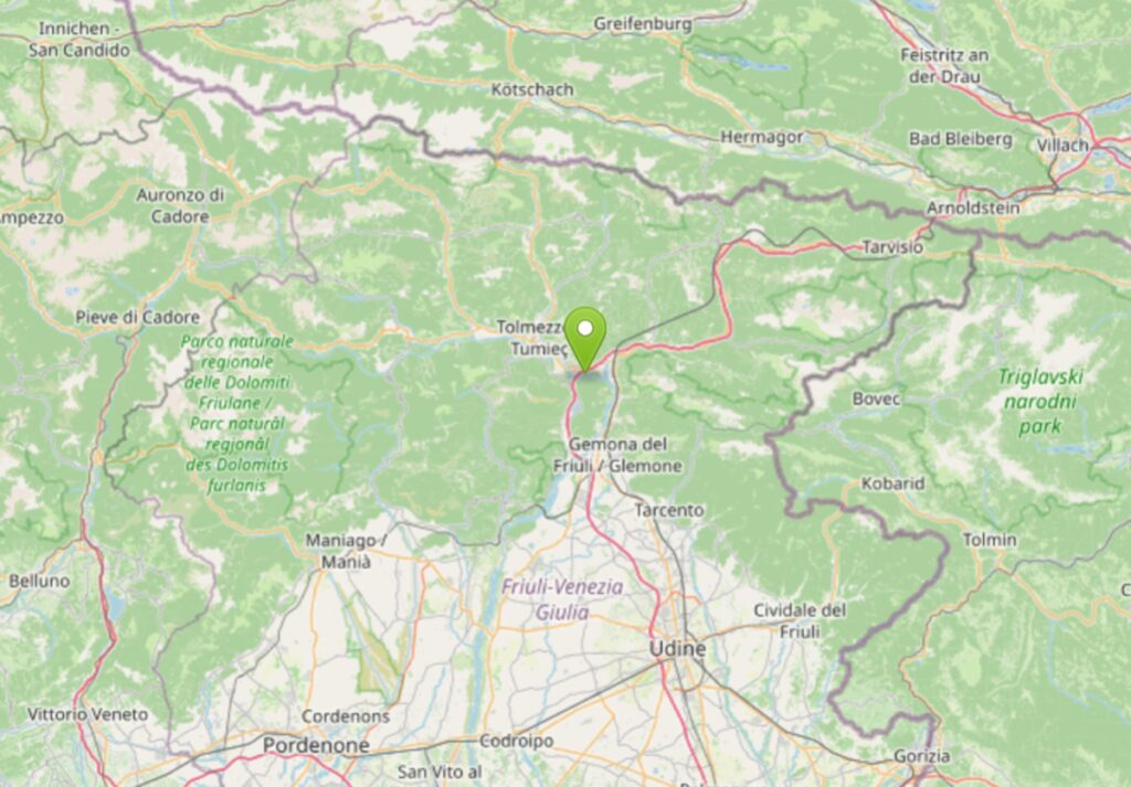 Terremoto in Friuli, scossa di magnitudo 3.3 in provincia di Udine: paura ma nessun danno