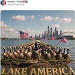 Trump posta esercito di ‘Donald Ducks’, le papere armate a difesa del Lago America