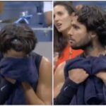 Alcaraz vomita agli US Open e… litiga con un cameraman
