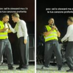 Alfa all’Arena di Verona, il duetto con lo steward diventa virale: “Ma la sai?” – Il video