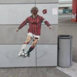 Baresi, a Milano vandalizzato il murales per il capitano del Milan