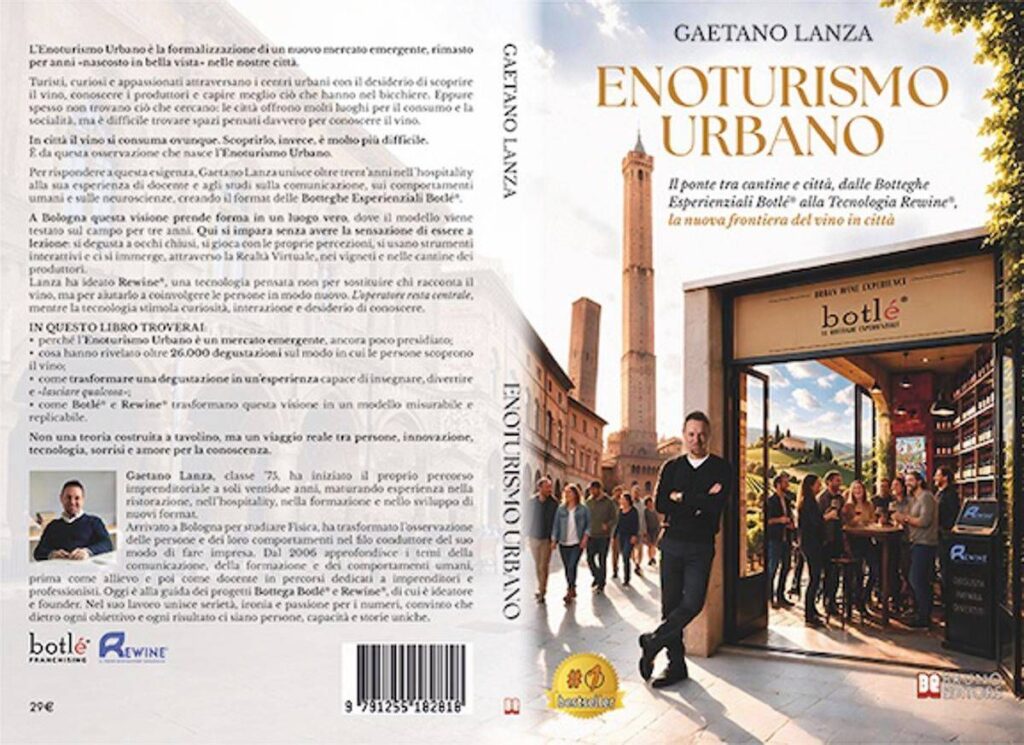 Gaetano Lanza lancia il libro su come portare il vino nella vita quotidiana delle città grazie all’Enoturismo Urbano