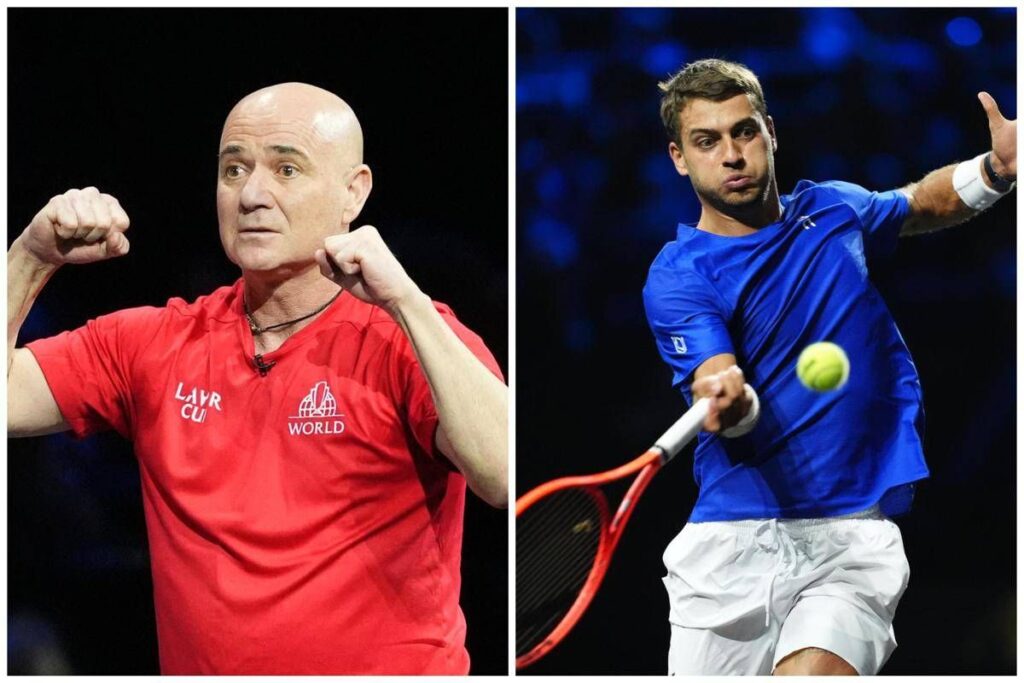Laver Cup, Agassi ‘imbarazza’ Cobolli: “Quanto sei bello Flavio”