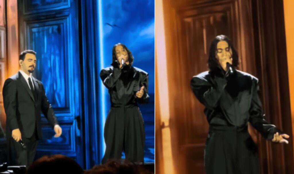 Mahmood torna in Italia, duetta con ‘Il Volo’ ma il nuovo look confonde: “Chi è?”