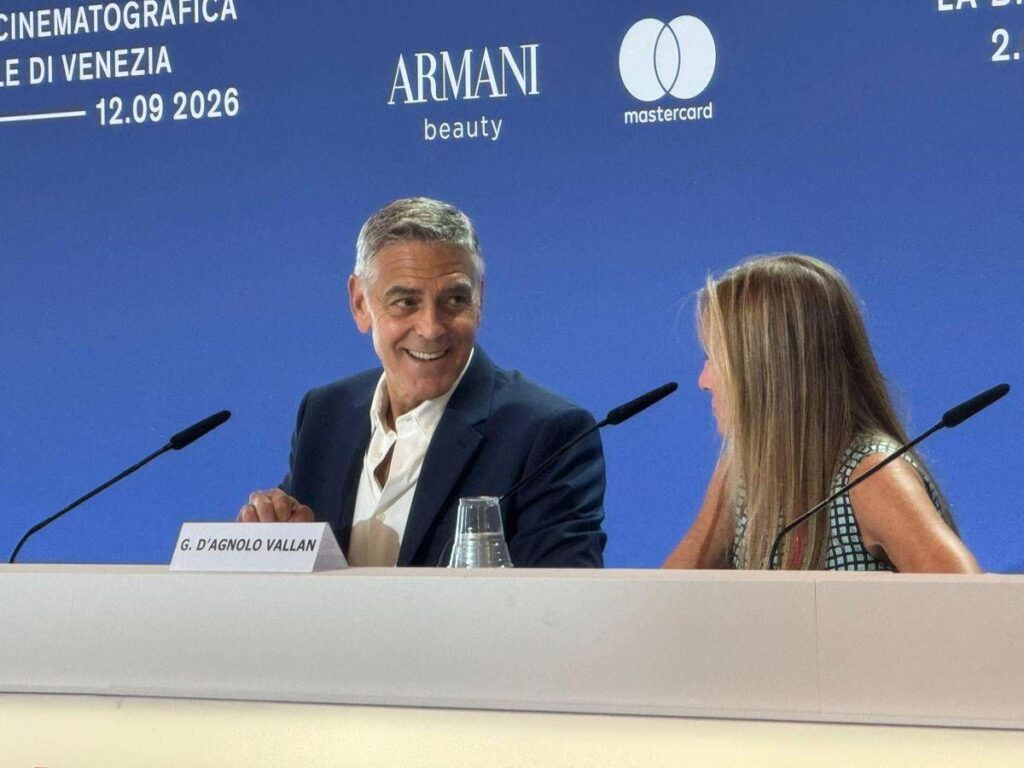 Mostra Venezia, George Clooney: “Ho smesso di fare il regista, la famiglia è la mia priorità”
